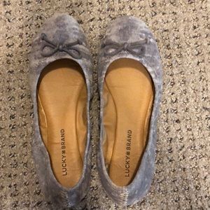 Lucky Brand Gray Flats